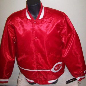 CINCINNATI REDS STARTER MLB Snap Down Jacket LARGE